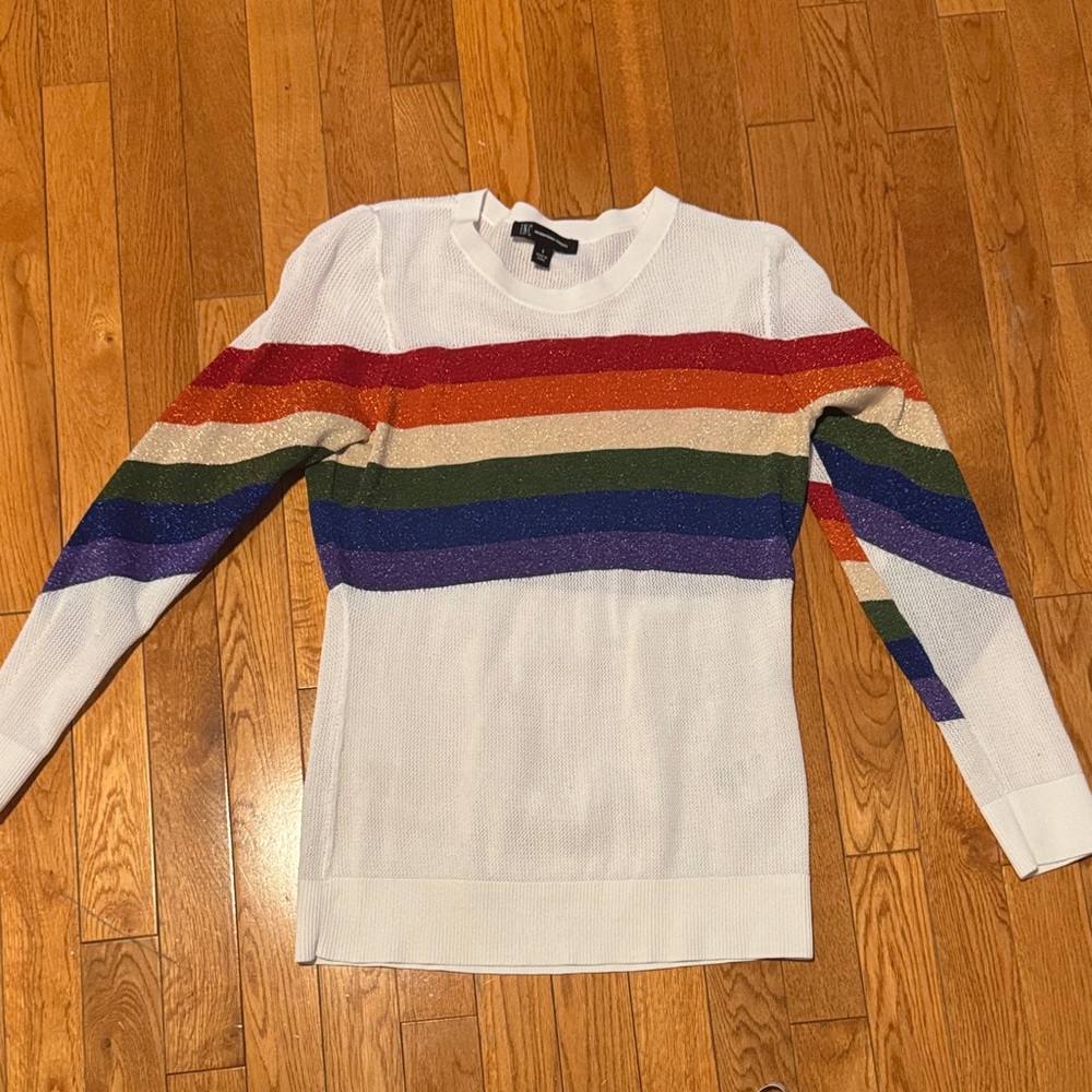 INC International Concepts Multicolor Striped Sweater